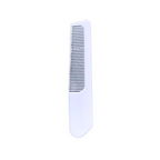 Lightweight plastic hair comb with smooth teeth