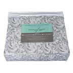 4-Piece Printed Sheet Set 300 thread count cotton and polyester blend oft and comfortable 