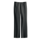 Grey female housekeeping pants with tailored fit, two side pockets, and durable fabric designed for daily professional wear