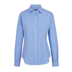 Women’s tailored gingham blouse made from cotton blend fabric with adjustable cuffs