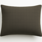 Luxury satin duvet cover with 3D microtech weave texture and elegant  stripe design