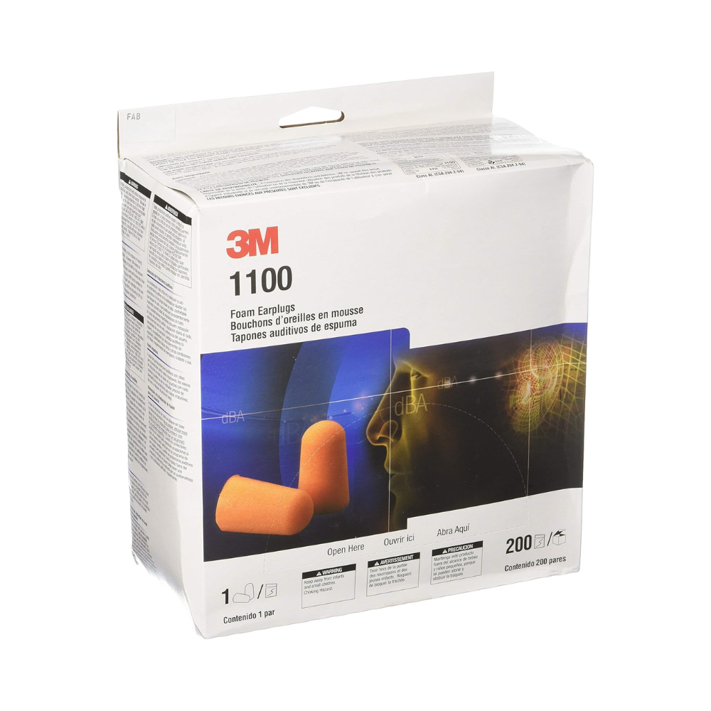 Smooth dirt-resistant surface on 3M foam earplugs