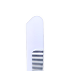 Compact plastic hair comb easy to carry or store