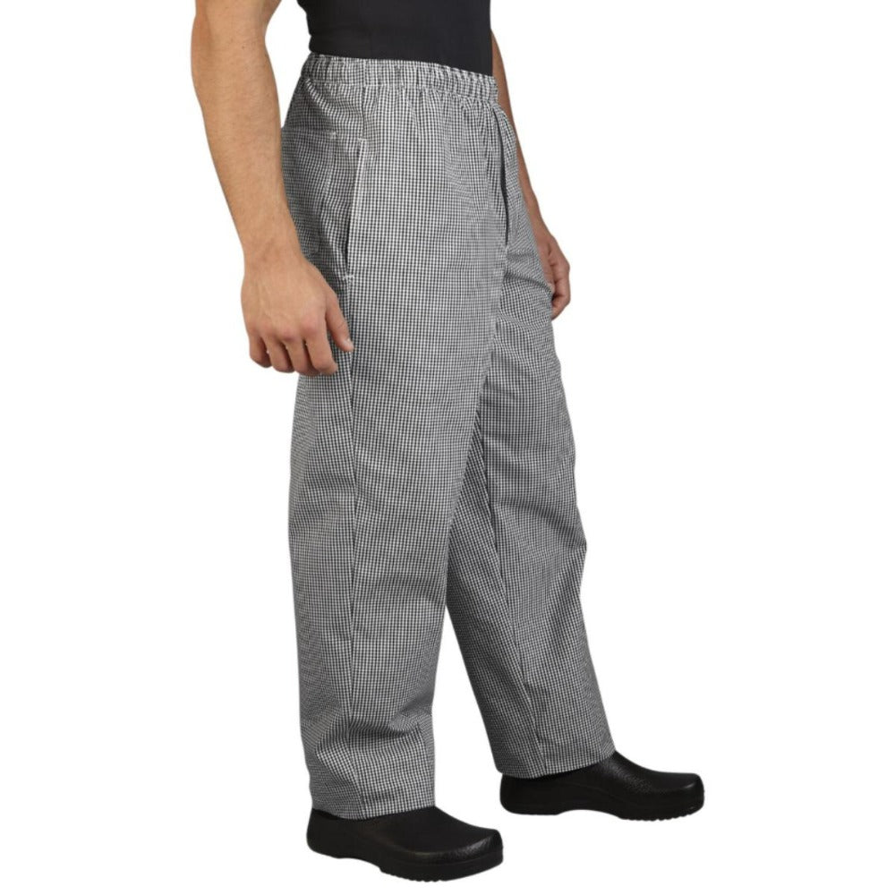 Lightweight unisex trousers designed with a flexible drawstring waistband and breathable, moisture-wicking performance fabric