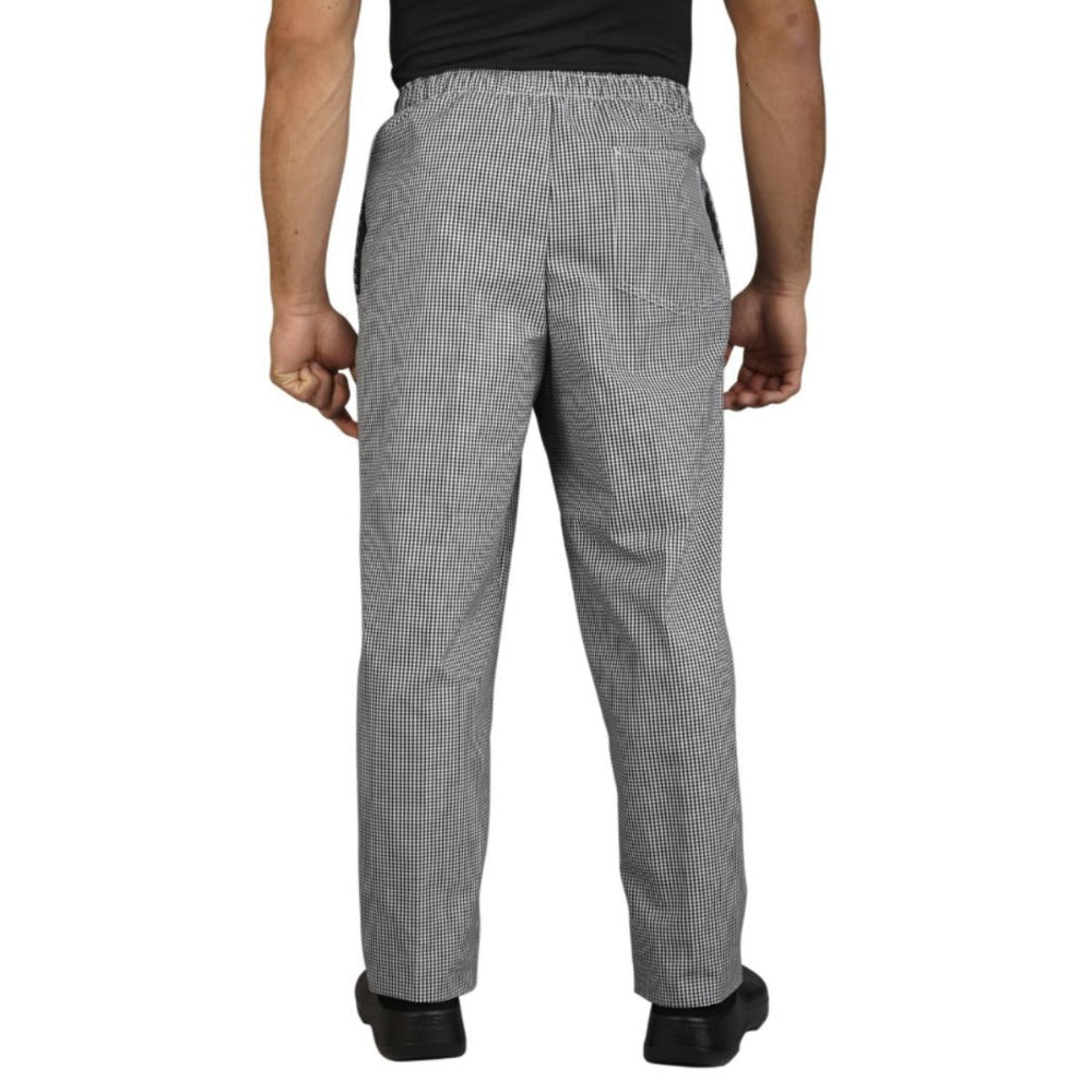 Comfort-fit unisex pants featuring an adjustable drawstring waist and durable four-way stretch ripstop material