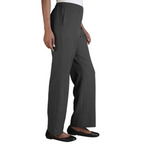 Women’s housekeeping uniform pants in grey with a tailored professional fit, two side pockets, and reinforced construction for durability