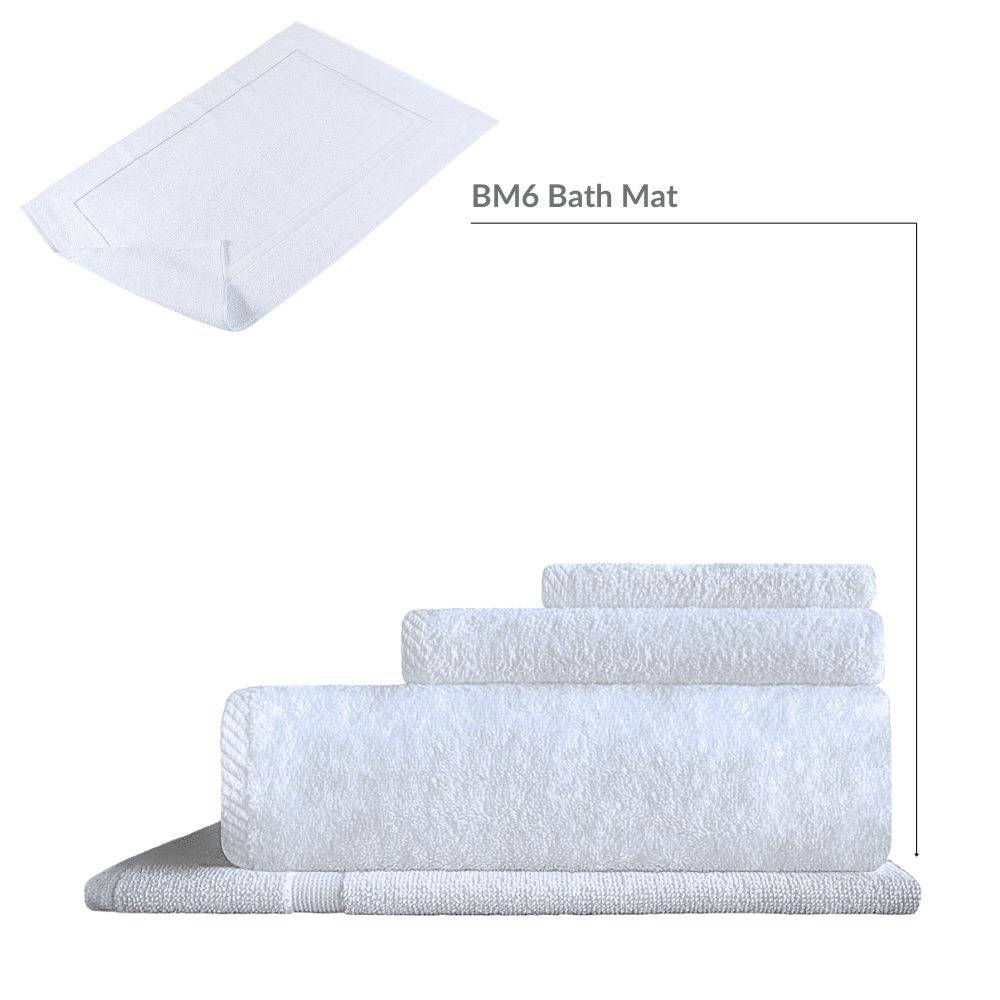 4 Pc towel set Quick-drying cotton blend towels with a smooth finish