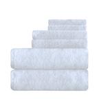 6 Pc towel set Premium cotton blend bath towels with a heavyweight construction