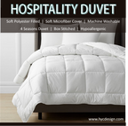 Premium duvet with ultra soft and silk touch fabric designed for long-lasting comfort and durability