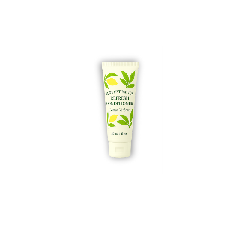 Luxury lemon verbena conditioner with lightweight detangling and fresh botanical scent