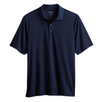 Navy blue unisex polo shirt designed for hotel, catering, and front desk staff uniforms