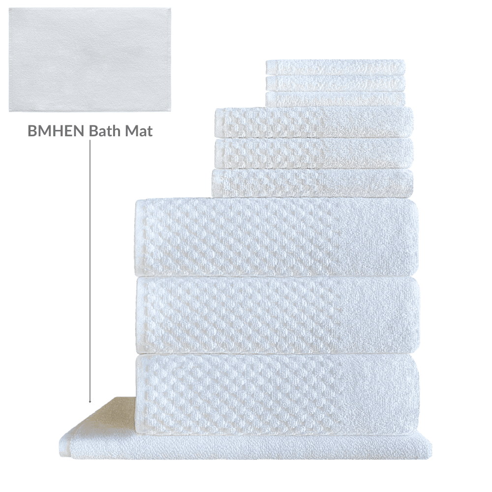 Elegant and functional hotel towels providing softness and quick-drying features Towel Set 10 Pc 