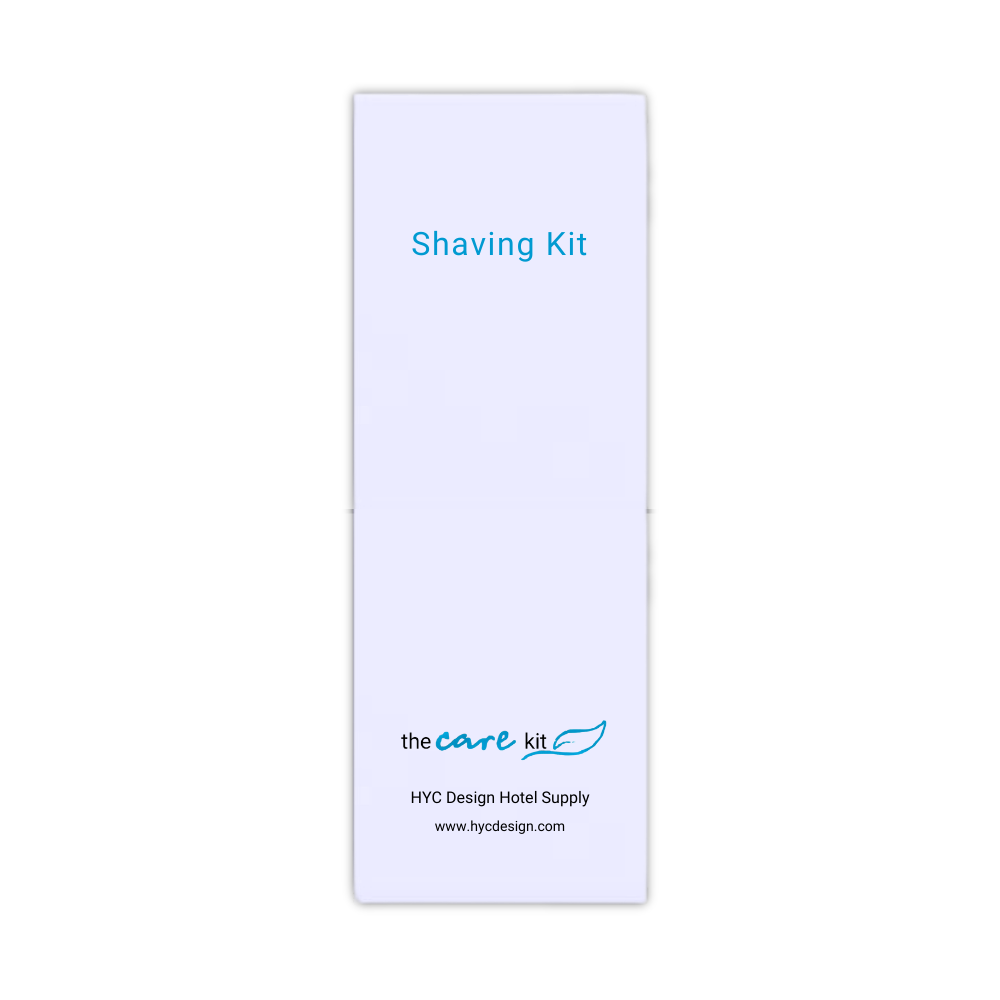 Disposable shaving kit with single-blade razor and 10g shaving cream.