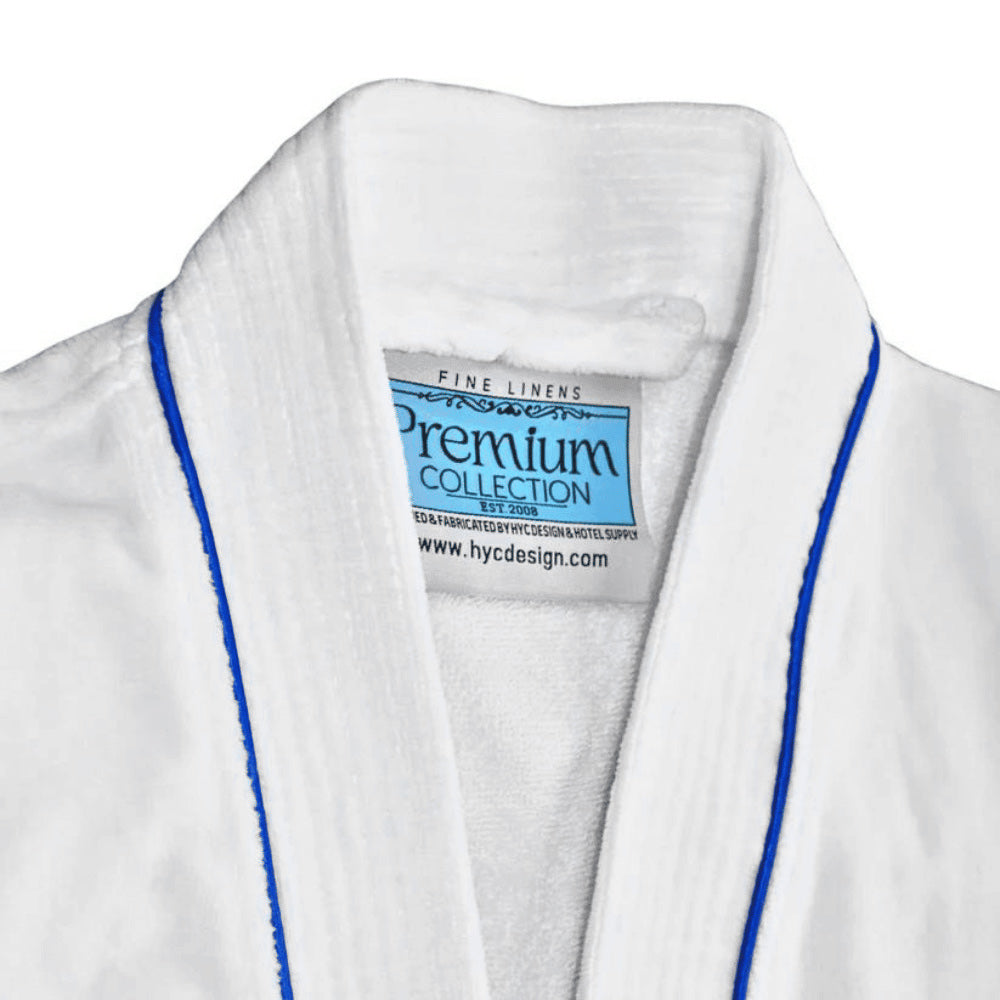 Luxury bathrobe for lounging or after bath