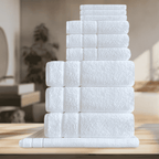 Classic cotton towel set designed for comfort and durability 10pc Premium