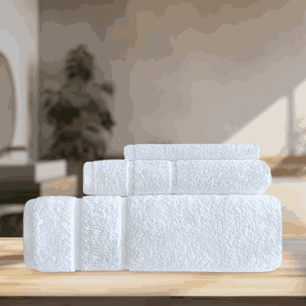Premium quality bath towels with elegant designs, functional washroom essentials Towel Set 3pc 