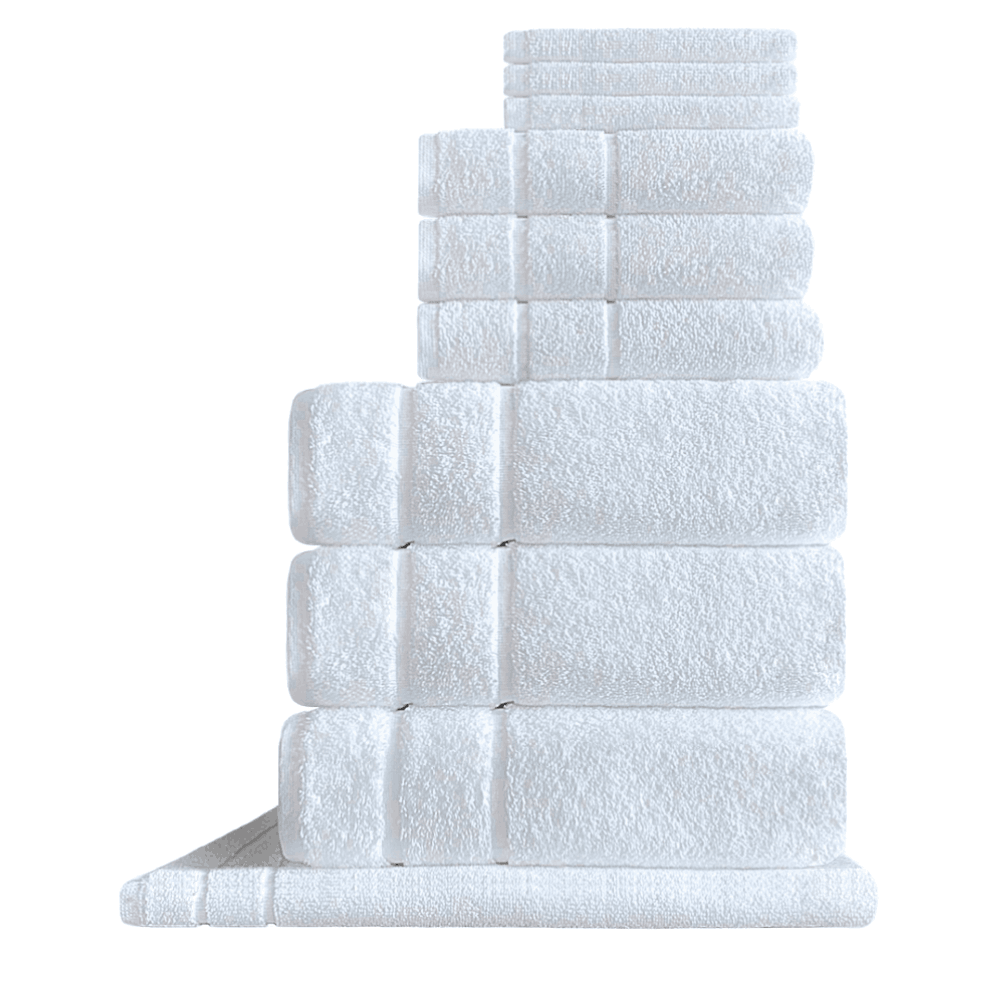 Premium cotton towel set suitable for daily use absorbent with a plush hand feel