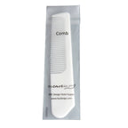 Individually bagged disposable hair comb for clean single use