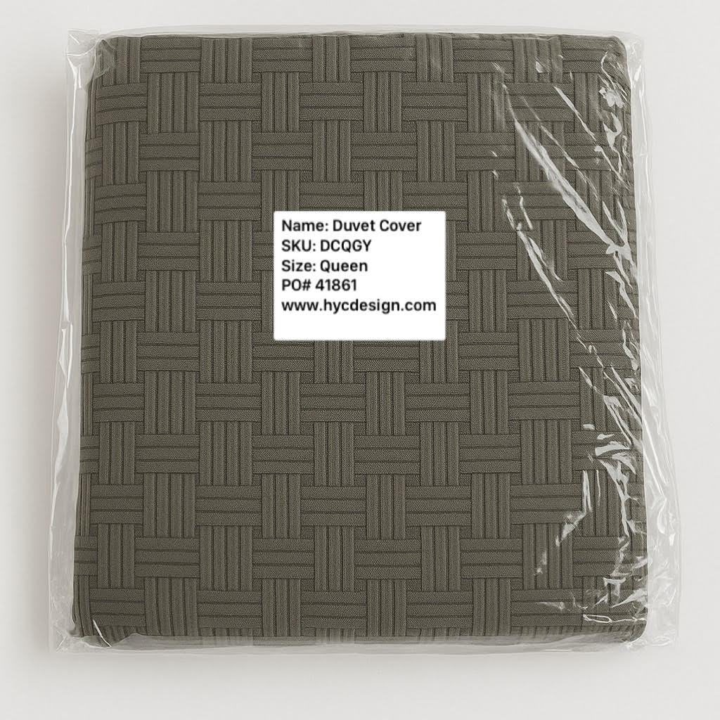 Soft luxury satin duvet cover with textured weave and elegant stripes for a chic bedroom look