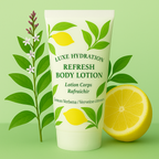 Premium lemon verbena body lotion designed to soften skin and deliver lasting moisture