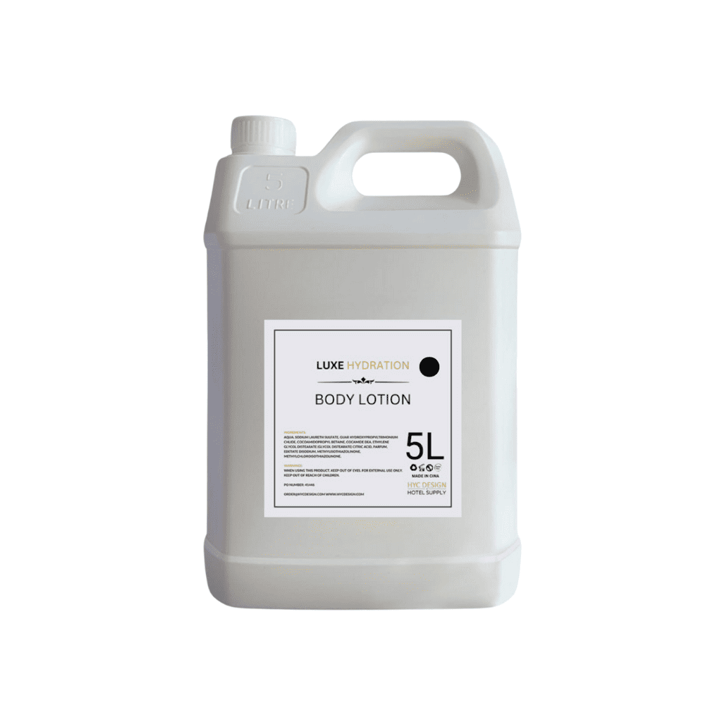 Bulk 5L luxury body lotion refill fragrance scent