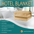 Hypoallergenic velour fleece blanket suitable for sensitive sleepers