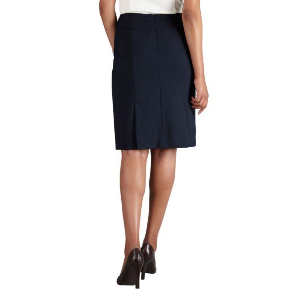 Professional navy skirt for women designed for hospitality and corporate wear