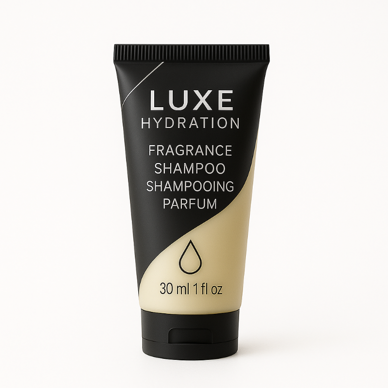 Luxury fragrance shampoo with gentle cleansing formula and elegant European-inspired scent