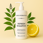 Lemon verbena shampoo with refreshing citrus scent daily cleansing all hair types